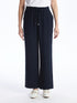 LC Waikiki Elastic Waist Regular Bell-Bottoms Women's Trousers
